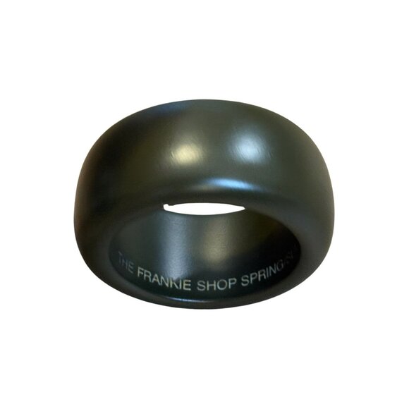 THE FRANKIE SHOP Matte Bangle Moss Green $133 EUC - Picture 3 of 7